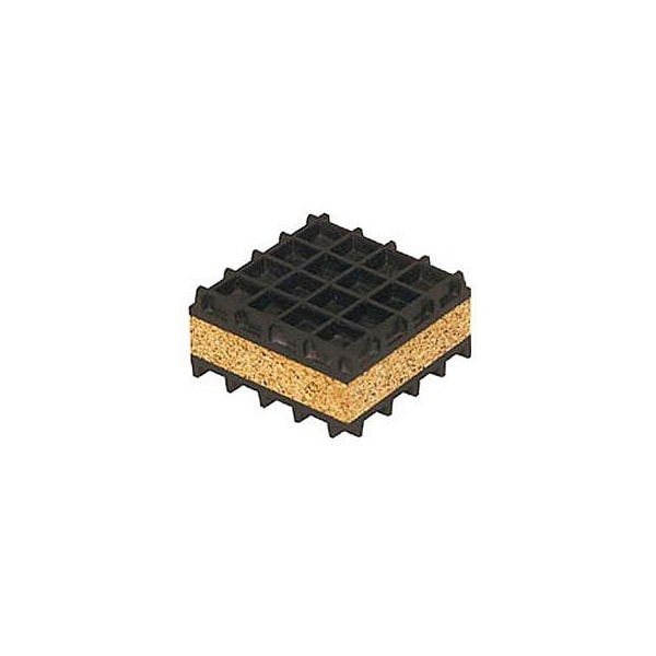 Mason Industries Neoprene And Cork Pad 6" X 6" X 1" NK6X6 - main